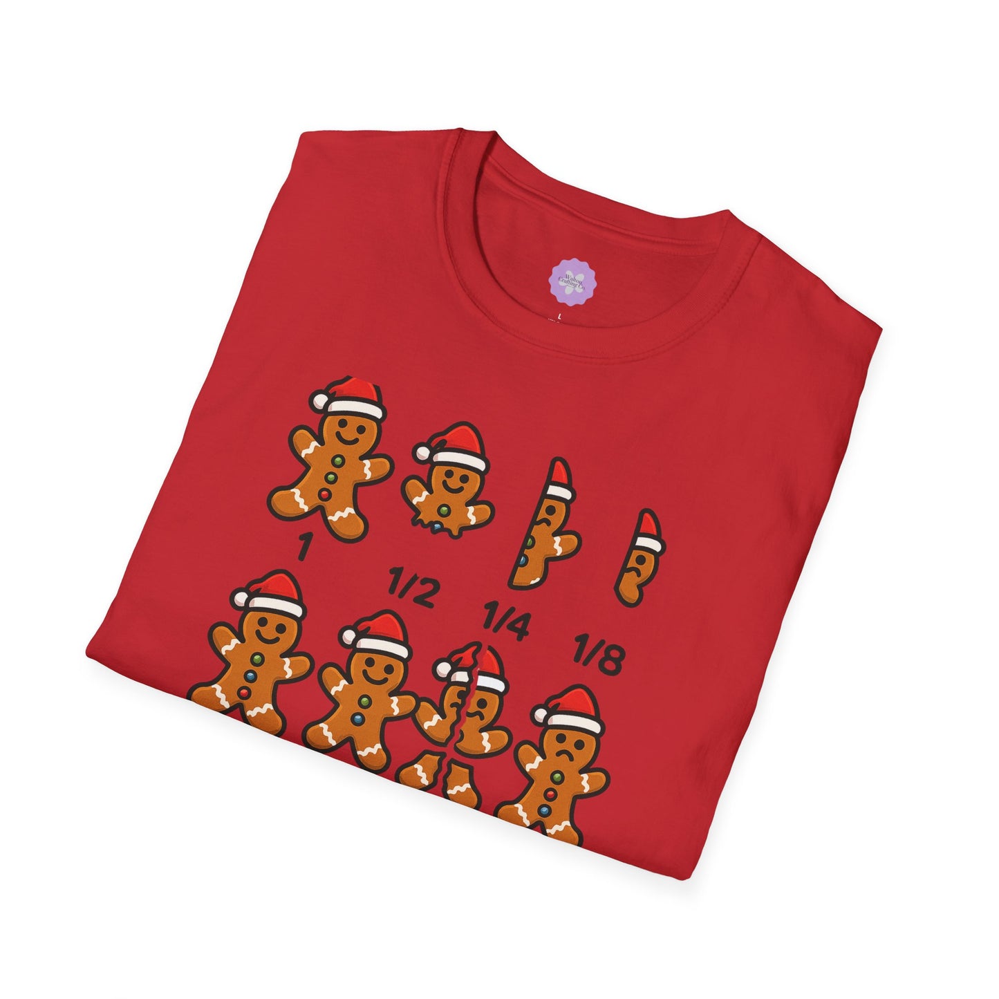Gingerbread Fractions Shirt