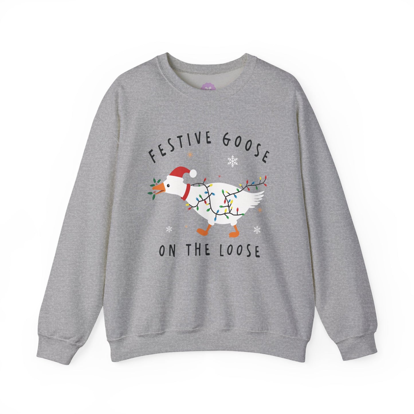 Festive Goose on the Loose Sweatshirt