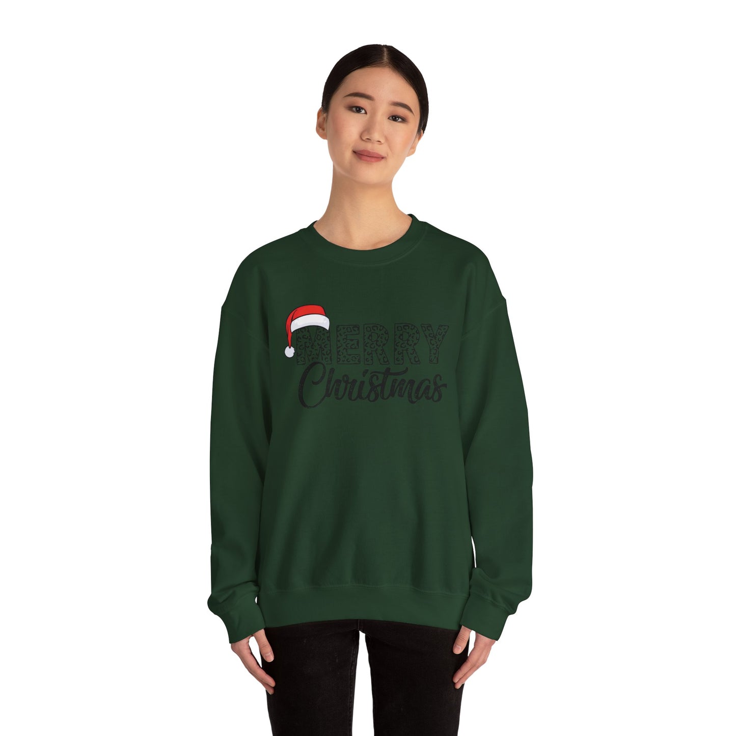 Leopard Merry Christmas Sweatshirt