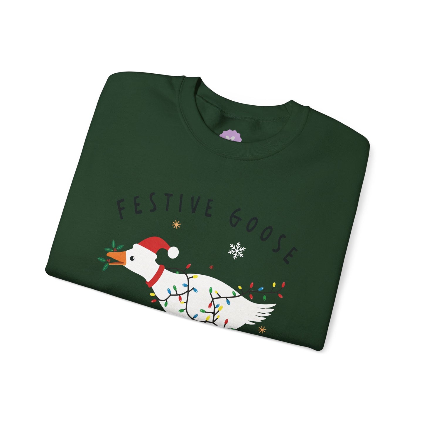 Festive Goose on the Loose Sweatshirt