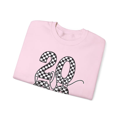 Hello 2026 Checkered Sweatshirt