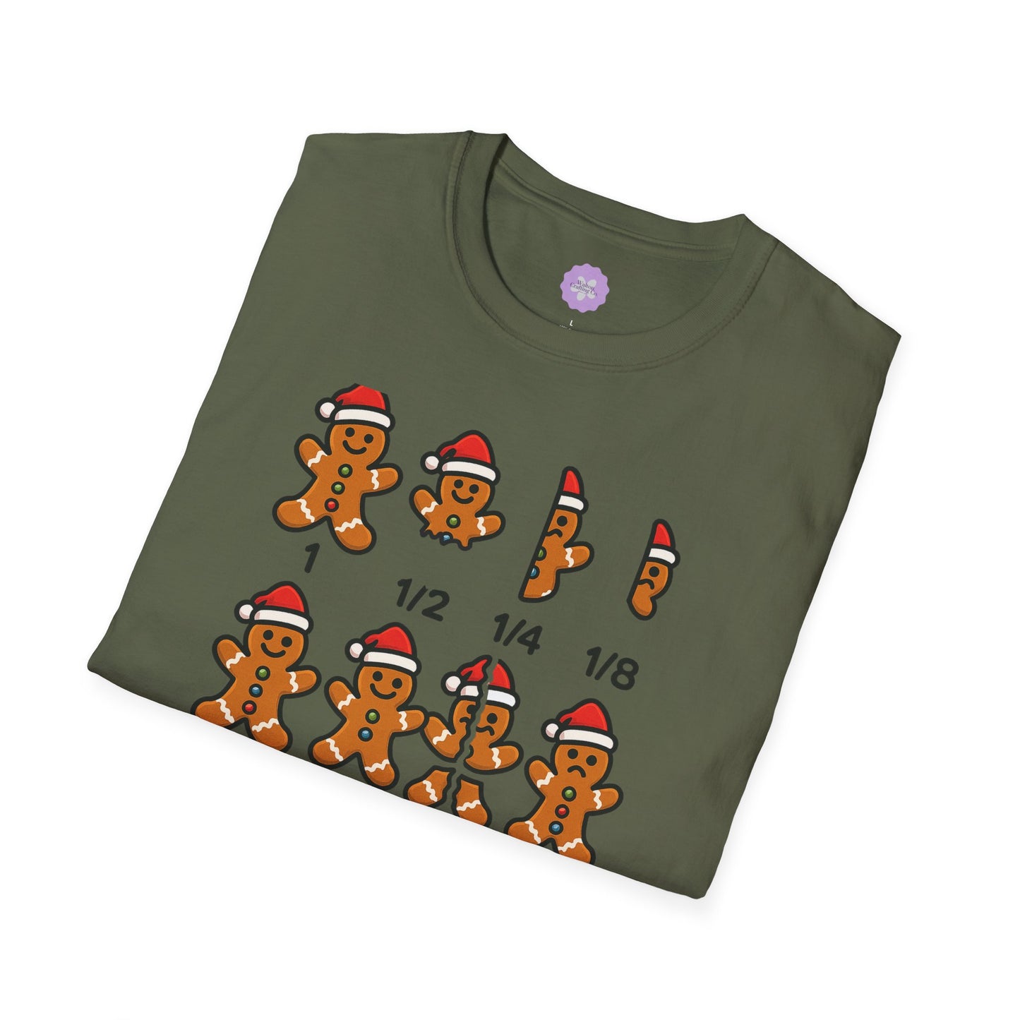 Gingerbread Fractions Shirt