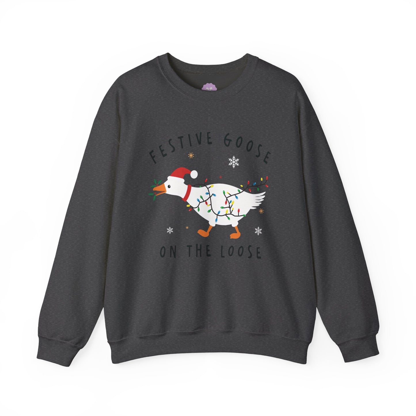 Festive Goose on the Loose Sweatshirt