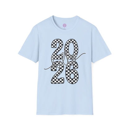 Hello 2026 Checkered Shirt