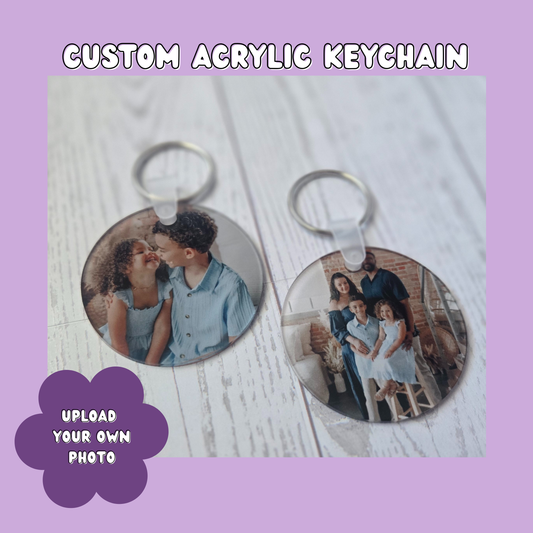 Custom Photo Acrylic Keychain