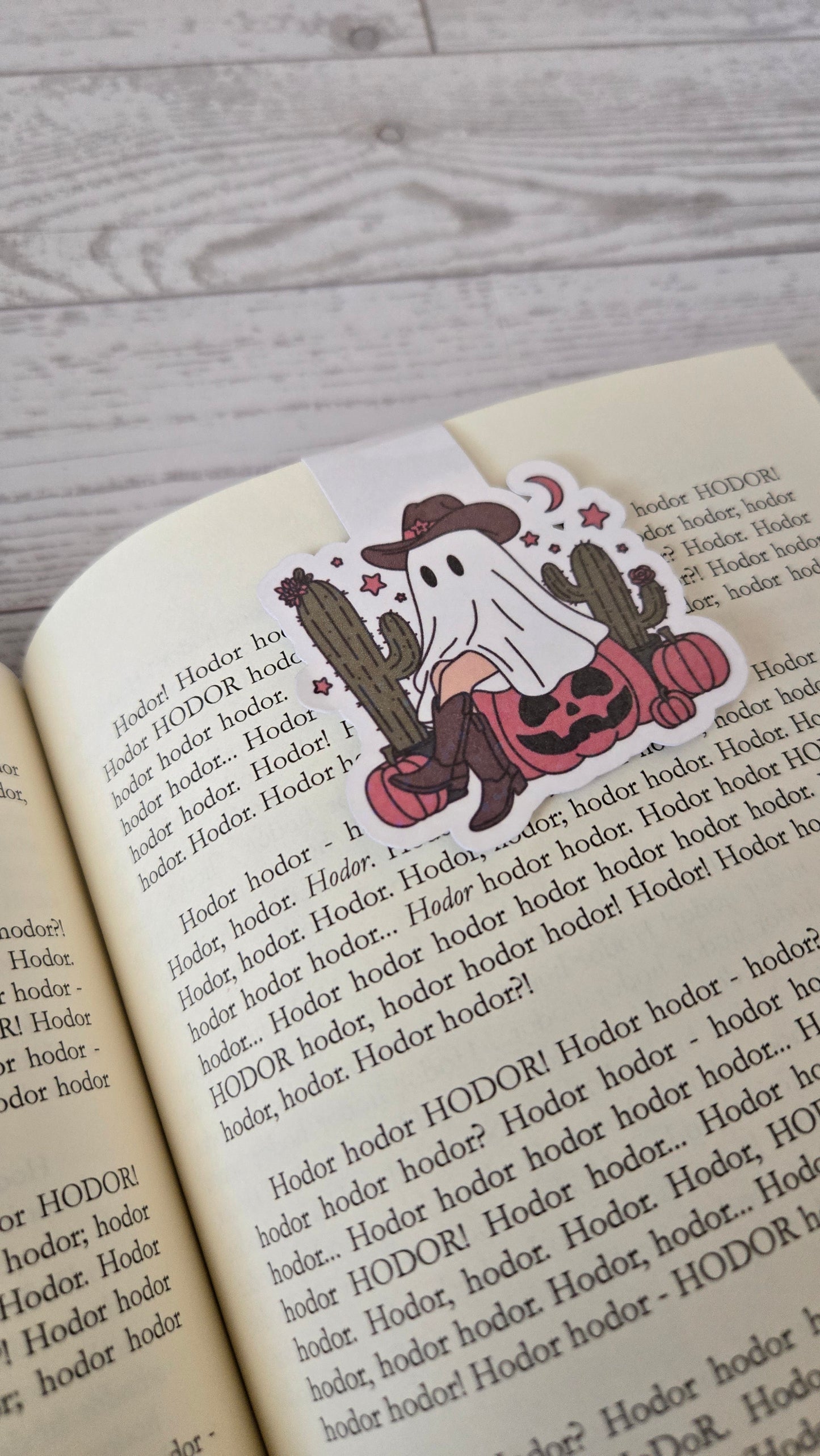Cowboy Ghost Magnetic Bookmark