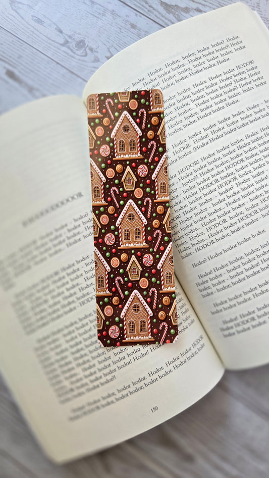 Gingerbread Village Bookmark