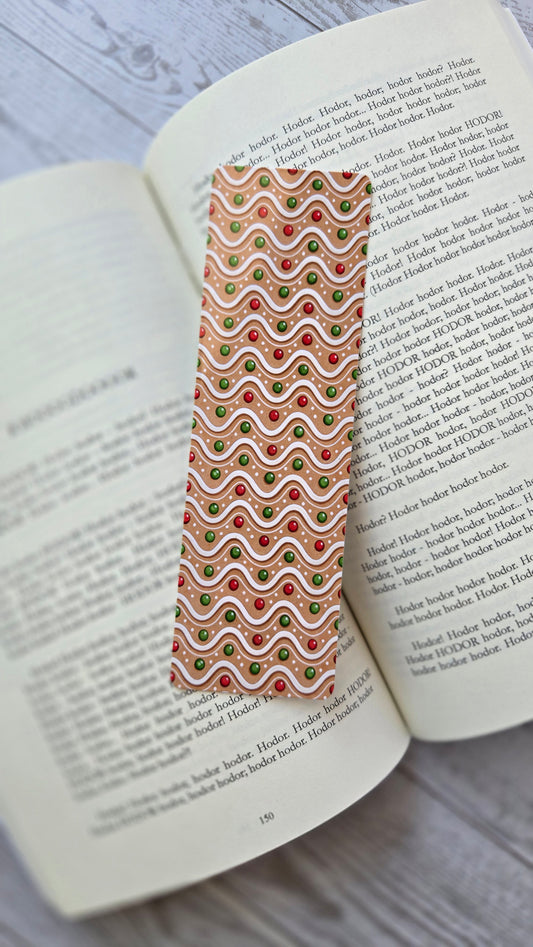 Gingerbread Icing Bookmark