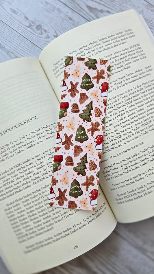 Gingerbread Cookie Bookmark