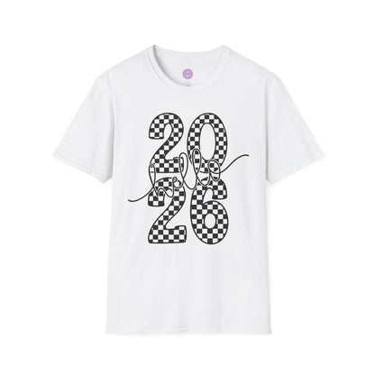 Hello 2026 Checkered Shirt