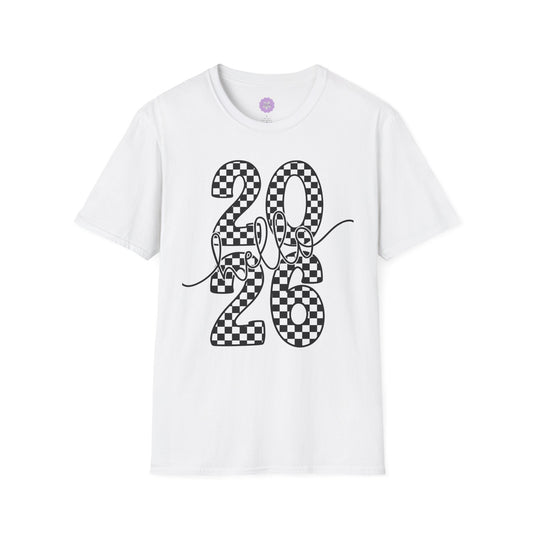 Hello 2026 Checkered Shirt