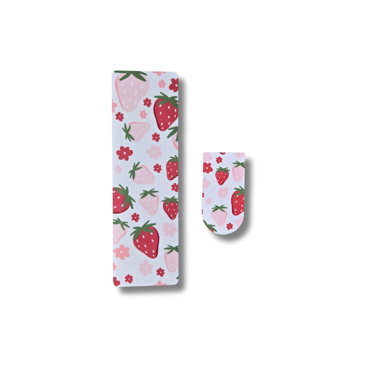 Strawberry Patch Bookmark Set