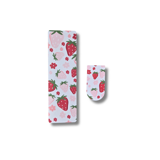 Strawberry Patch Bookmark Set