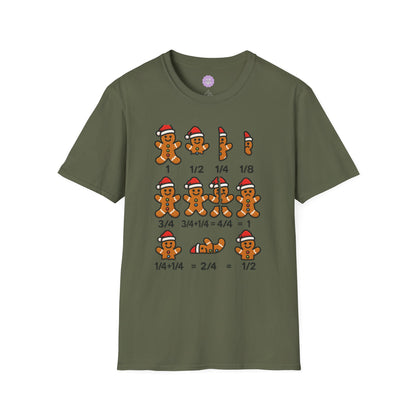 Gingerbread Fractions Shirt