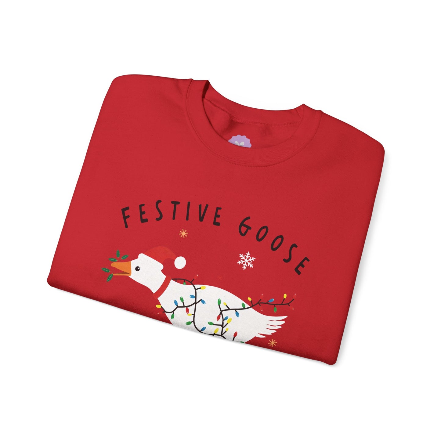 Festive Goose on the Loose Sweatshirt