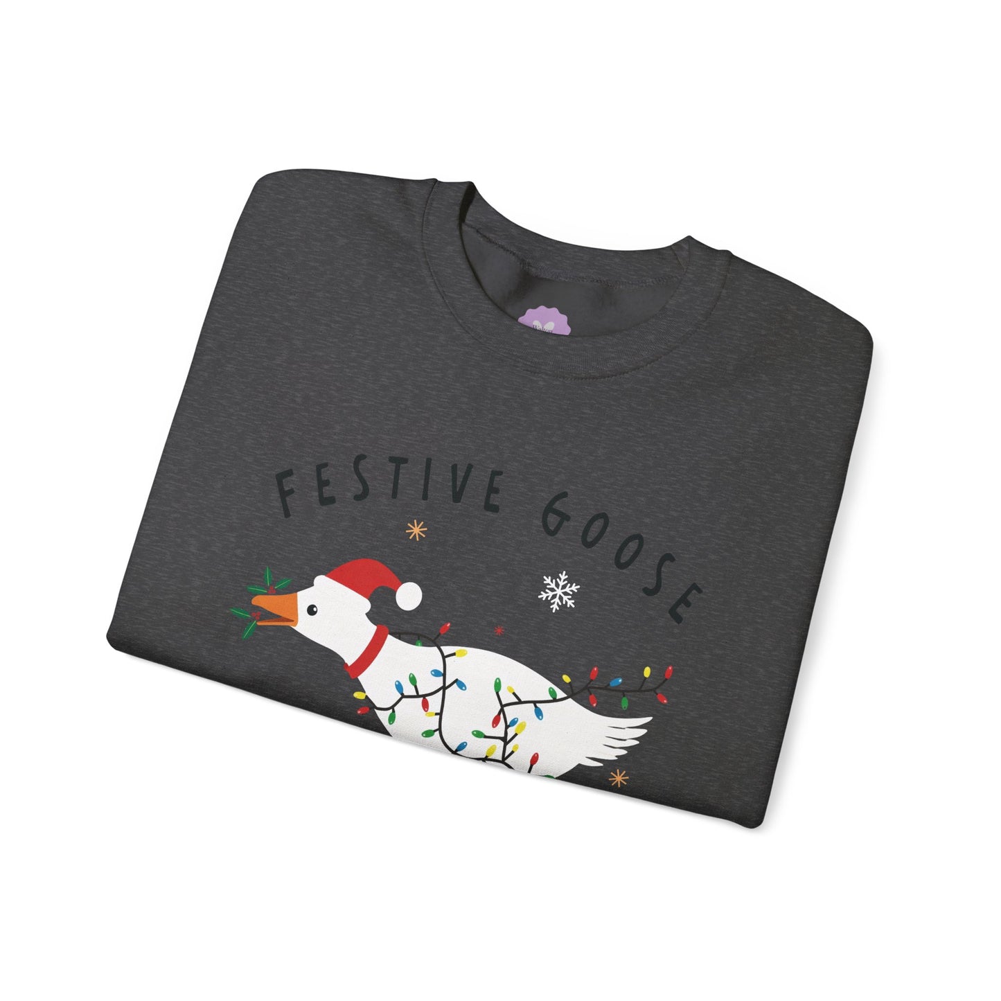 Festive Goose on the Loose Sweatshirt
