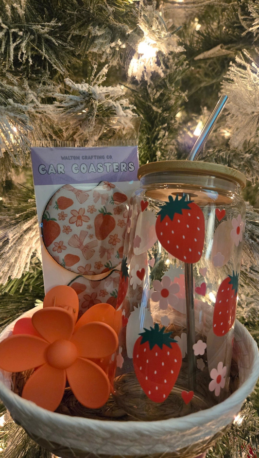 Strawberry Libby Cup Gift Set